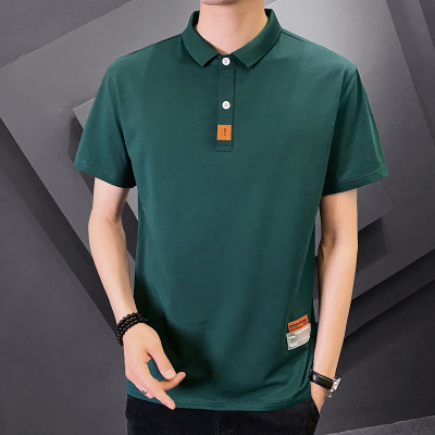 Men's Polo Shirt Short Sleeve T-shirt Men's 2021 New Summer Tops Lapel Fashion Brand Student Minimalist Half Sleeve