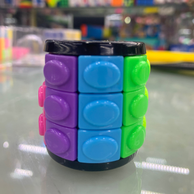 Children's Educational Toys 3D Puzzle Model Rubik's Cube Hand Push Puzzle Foreign Trade Popular Style Wholesale