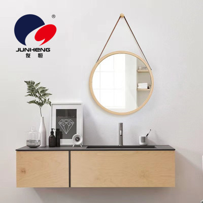 Nordic Bathroom Mirror Dressing Table Hanging Mirror Cosmetic Mirror Bathroom Mirror Wall Hanging round Mirror Wall-Mounted Mirror