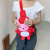 Bunny Children's Chest Pack Cartoon Cute Toddler Small Backpack Nylon Cloth Training Class Gift Bag Factory Wholesale