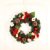 New Christmas Wreath Wreath PVC Pine Cone Kapok Decorative Wreath Wall Hanging Home Handmade Finish