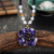 Popular Korean Style Clothes Accessories Wholesale Diamond Jewelry Long Necklace Women's Fashion Opal Sweater Chain Alloy