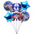 Hero Children's Birthday Party Decoration Aluminum Foil Balloon Set Spider-Man Captain America Superman Iron Man Balloon