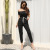 AliExpress Cross-Border Solid Color Short-Sleeved Casual off-Shoulder Lace-up Jumpsuit Straight-Leg Pants European and American Temperament Female 2021 Summer