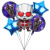 Hero Children's Birthday Party Decoration Aluminum Foil Balloon Set Spider-Man Captain America Superman Iron Man Balloon