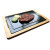 Natural Black Marble Dinner Plate Stone Dinner Plate Square Steak Plate Steak Plate Barbecue Plate Bbqparty Plate