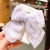 New Oversized Bow Headdress Children's Mesh Ins Hairpin Internet Famous Lace Back Clip Head Clip Girl