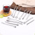 304 Stainless Steel Straw Spoon Beverage Coffee Stir Spoon Scented Tea Yerba Mate Filter Straw Spoon Can Be Customized C012