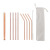 Portable Stainless Steel Straw Package 304 Straw Straw Bar Cafe Fruit Juice and Beverage Straws Custom Logo