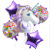 Unicorn Set Series Balloon Combo Children's Dream Pegasus Unicorn Wedding Aluminum Film Balloon Birthday Arrangement