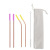 Portable Stainless Steel Straw Package 304 Straw Straw Bar Cafe Fruit Juice and Beverage Straws Custom Logo