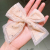 New Oversized Bow Headdress Children's Mesh Ins Hairpin Internet Famous Lace Back Clip Head Clip Girl