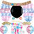 Cross-Border Gender Reveal Boy Or Girl Hanging Flag Balloon Shoulder Strap Photo Props Baby Party Decoration Set