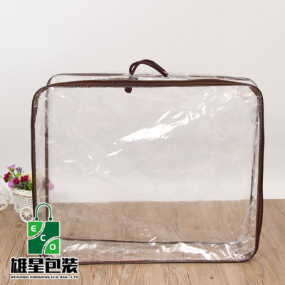 Professional Manufacturers Customized PVC Transparent Quilt Packaging Bag Blanket Clothing Packaging Bag Wire Bag