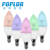 LED Smart Bluetooth Candle Light 6W Colorful RGBW Mobile Phone App Remote Control Dimming Music Voice Control Color Changing Bulb