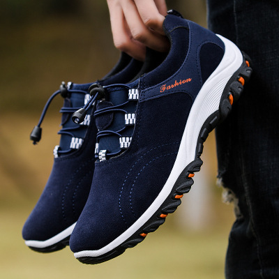 2021 Spring New Men's Shoes Korean Outdoor Climbing Boots Men's Casual Shoes Running Sneakers Travel Shoes