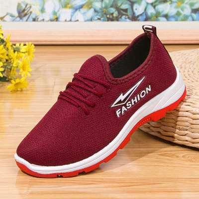 Women's Shoes 2021 Spring Old Beijing Cloth Shoes Women's Sports Casual Mom Shoes Slip-on Comfort Flat Shoes