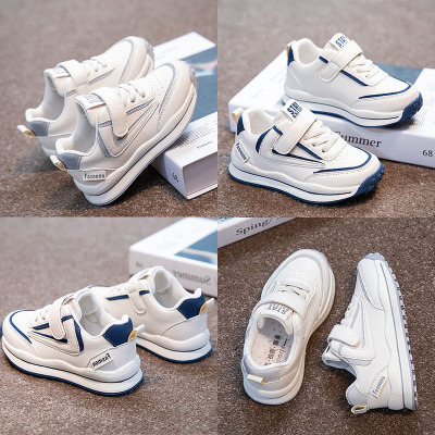 Children's Shoes Children's Sports Shoes Spring and Autumn 2021spring New Baby Girl Daddy Shoes Boys Soft Bottom Casual Shoes White Shoes