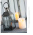 European-Style Stainless Steel Wind Lamp Metal Candle Holder Outdoor Wedding Decorative Glass Candle Holder Wind Lamp Floor Style