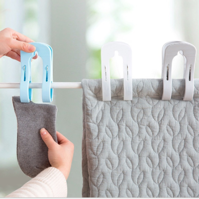 Plastic Air Clothes Big Clip Clothes Drying Quilt Clip Multi-Functional Household Windproof Clothes Drying Rack Plastic Large Clip
