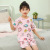2021 Summer New Children's Short-Sleeved Suit Breathable Cotton Soft Baby Homewear Suit Boys and Girls Air Conditioning Clothes