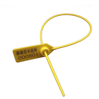 Disposable Plastic Seal Garden Seedling Lock Logistics Lead Seal Anti-Theft Label QR Code Ribbon Warehouse Logo