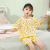 2021 Summer New Children's Short-Sleeved Suit Breathable Cotton Soft Baby Homewear Suit Boys and Girls Air Conditioning Clothes