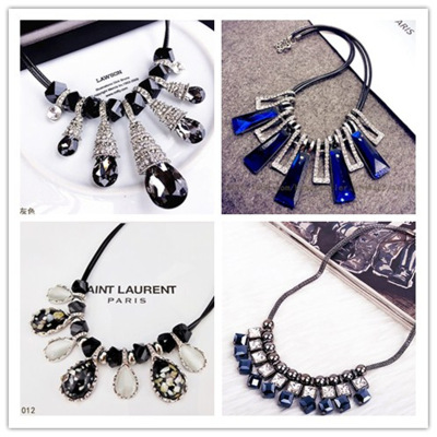 2021 New Elegant Women's Korean-Style Fashion All-Match Sweater Chain Ornament Necklace Factory Direct Sales