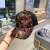 Women's Korean-Style Colorful Sequined Peaked Cap Summer Breathable Mesh Baseball Cap Youth Traveling and Shopping Sun Hat