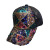 Women's Korean-Style Colorful Sequined Peaked Cap Summer Breathable Mesh Baseball Cap Youth Traveling and Shopping Sun Hat