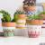 Red Pottery Plain Braised Succulent Flower Pot Ceramic Creative Simple Pot Basin Balcony Coarse Ceramic Small Flower Pot