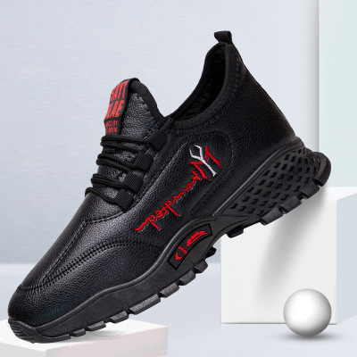 Men's Shoes 2021 Winter New Casual Single Cotton Same Fashion Shoes Fashion Korean Sports Shoes Foreign Trade Wholesale Shoes