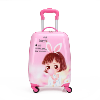 18-Inch Children's Cartoon Trolley Case Luggage Gift Suitcase Set Cartoon Suitcase Student Schoolbag