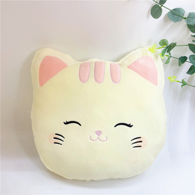 Factory Direct Sales Cartoon Cute Kitty Cushion Office Siesta Pillow Plush Toy Sample Customization