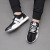 2021 New Top Layer Cowhide Sports Casual Shoes Men's Korean-Style Fashionable All-Match Breathable Running Shoes Comfortable Flats