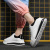 2021 Spring New White Shoes Men's Fashion & Trendy Shoes Korean Student Casual Shoes Lightweight Platform Sneakers