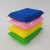 Broken Hair 3 Pieces Blue Bag Washing Brush Cleaning Sponge Block Easy Decontamination Kitchen Cleaning Sponge Brush