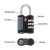 TSA TSA Lock Customs Code Lock Zinc Alloy Travel Luggage Lock Padlock with Password Required Customs Clearance Luggage Lock