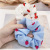 Strawberry Large Intestine Hair Ring Ins Korean Cute Girls' Hair Accessories BM Hair Rope Chiffon Fabric Hair Band Intestine