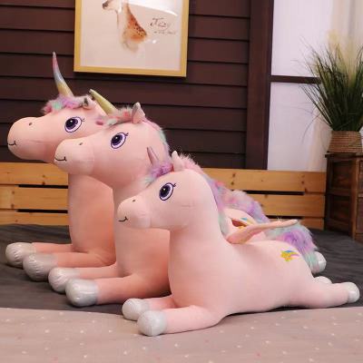 Factory Direct Sales Cartoon Angel Unicorn Plush Toy Beast Pony Doll Doll Pillow Creative Ragdoll