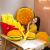 Factory Direct Sales Ins Internet Celebrity Simulated Burger French Fries Shaped Pillow Creative Snack Decoration Bed Cushion for Leaning on Plush Toy