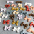 2021 New Nail Ornament Resin Bow Soft Glue Fingertip Small Bowknot Breakable Nail Sticker Accessories