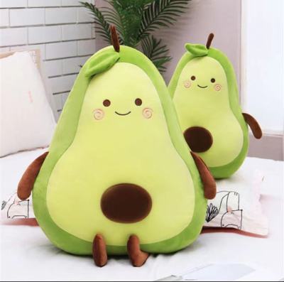 Factory Direct Sales down Cotton Avocado Pillow Strip Leg-Supporting Hugging Doll Fun Plush Toy Ragdoll