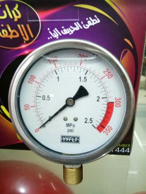 Stainless Steel Vibration-Proof Pressure Gauge, Stainless Steel Combined Pressure and Vacuum Gauge