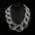 European and American Famous Exaggerated Jewelry Acrylic Chain Clavicle Chain Buckle Necklace Oversized Necklace Accessories Frosted Necklace