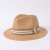 Vacation Hat Men's Spring and Summer Casual All-Match Fashion Straw Hat Bowler Hat Men's British Retro Simple Sun Hat