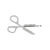 Korean Style Simple Internet Celebrity Scissors Hair Clip Hairpin Bobby Edge Clip Girl Duckbill Clip Rhinestone Comb Hair Accessories