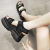 2021 Summer New Genuine Leather Platform Casual Sandals Women's Shoes Sports Style Student Shoes Platform Heel Beach Shoes Women