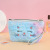Cute Cartoon Cat Plush Cosmetic Bag Portable Women's PVC Toiletry Bag Factory Wholesale
