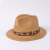 Hat Men's Summer Tide Travel Vacation Beach Hat Wide Brim Sun Protection Sun Hat Men's Sun-Shade Top Hat Big Brimmed Straw Hat